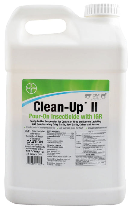 Photo of Elanco-Clean-Up II Pour On Insecticide w/IGR-2.5 Gallon-from Pet Wish Pros