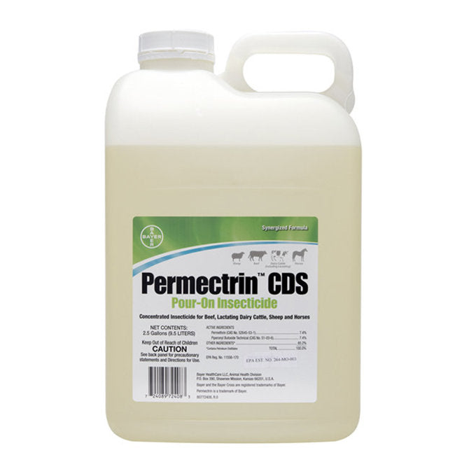 Photo of Elanco-Permectrin CDS Pour-On Insecticide-2.5 Gallon-from Pet Wish Pros