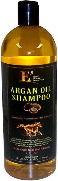 Photo of Elite Pharmaceuticals Inc-E3 Argan Oil Shampoo for Horses-32 oz-from Pet Wish Pros