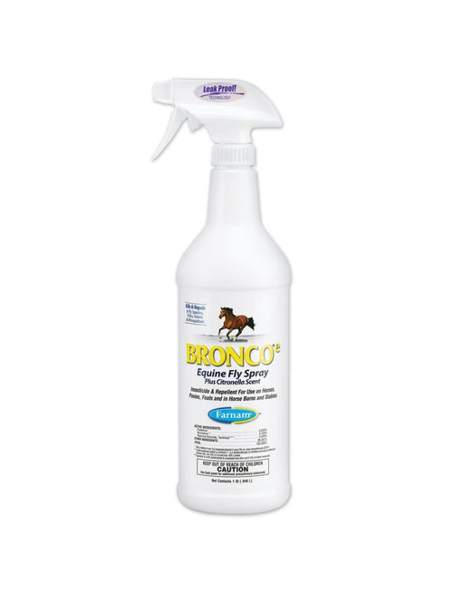 Photo of Farnam-Bronco Equine Fly Spray Plus-Citronella-32 oz-from Pet Wish Pros