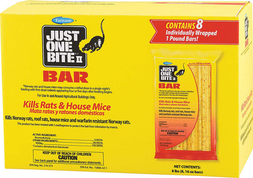 Photo of Farnam-Just One Bite II Bait Bar-16 oz-8 count-from Pet Wish Pros