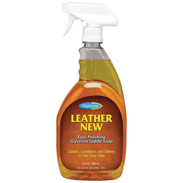 Photo of Farnam-Leather New Easy-Polishing Saddle Soap with Sprayer-32 oz-from Pet Wish Pros