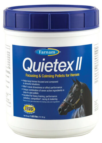 Photo of Farnam-Quietex II Focusing and Calming Pellets for Horses-1.62 lb-from Pet Wish Pros