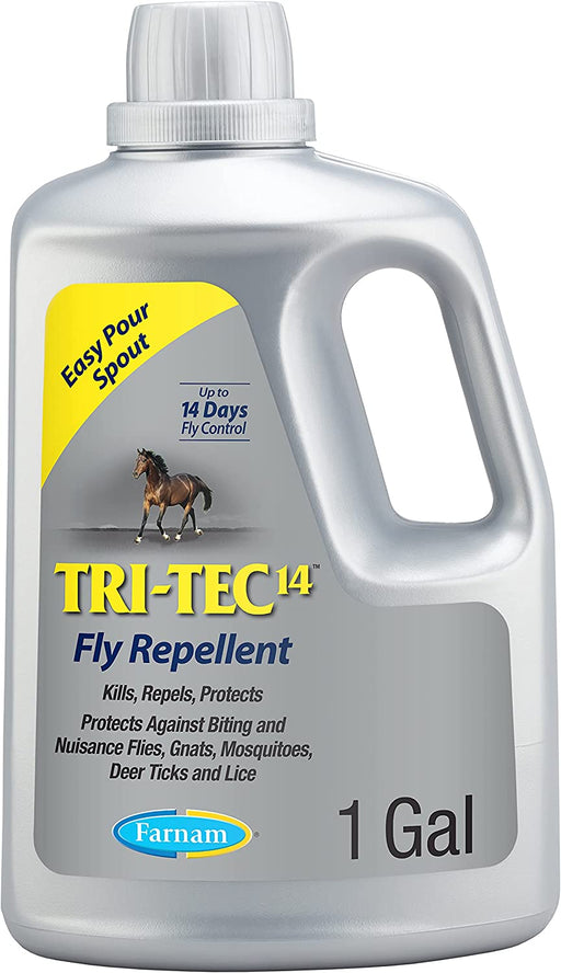 Photo of Farnam-Tri-Tec 14 Fly Repellent Easy Pour-1 Gallon-from Pet Wish Pros