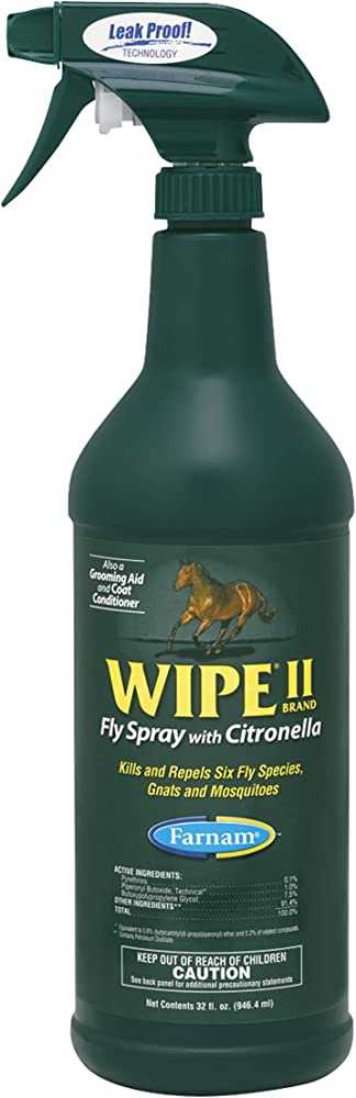 Photo of Farnam-Wipe II Fly Spray with Citronella Spray-32 oz-from Pet Wish Pros