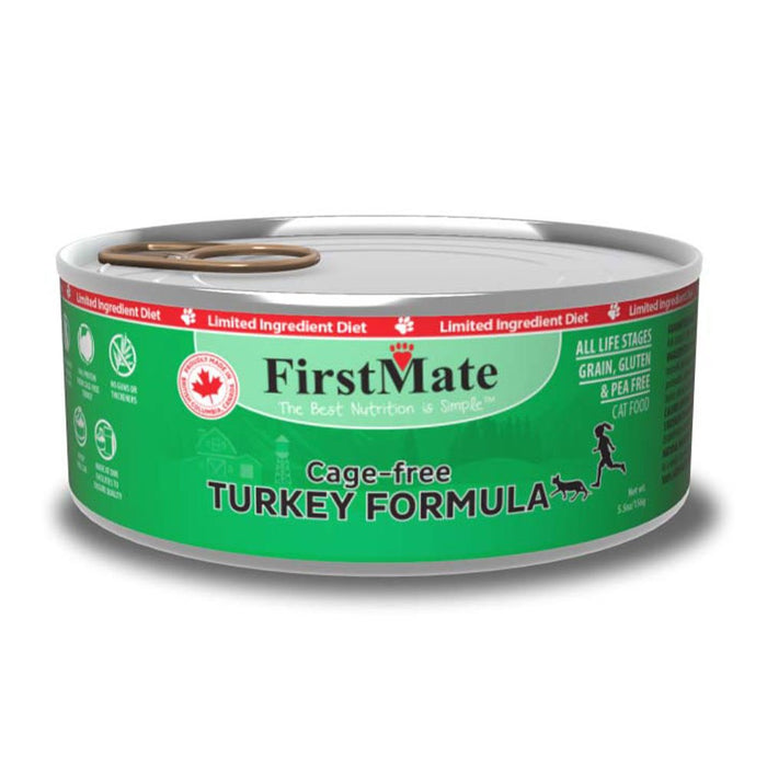 Photo of FirstMate Pet Foods-FirstMate Grain-Free Limited Ingredient Diet Canned Cat Food-Cage Free Turkey-(5.5 oz) [24 count]-from Pet Wish Pros