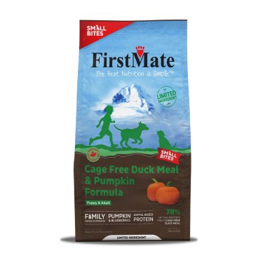 Photo of FirstMate Pet Foods-FirstMate Grain-Free Limited Ingredient Diet Small Bites Dog Food-Duck & Pumpkin-4 lb-from Pet Wish Pros