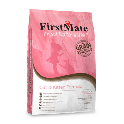 Photo of FirstMate Pet Foods-FirstMate Grain-Friendly Cat & Kitten Formula Cat Food-13.2 lb-from Pet Wish Pros