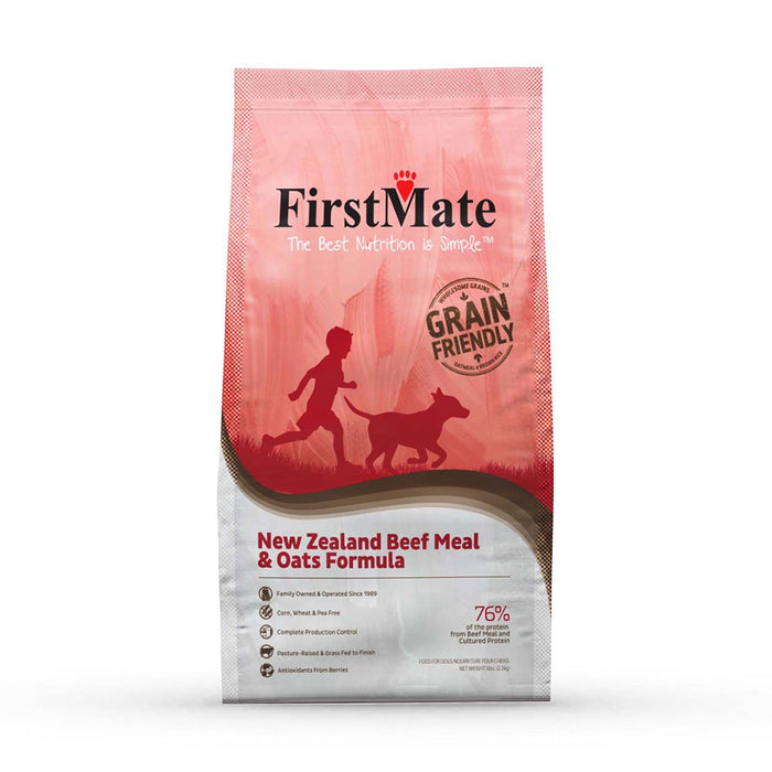 Photo of FirstMate Pet Foods-FirstMate Grain-Friendly Dry Dog Food-New Zealand Beef Meal & Oats-5 lbs-from Pet Wish Pros