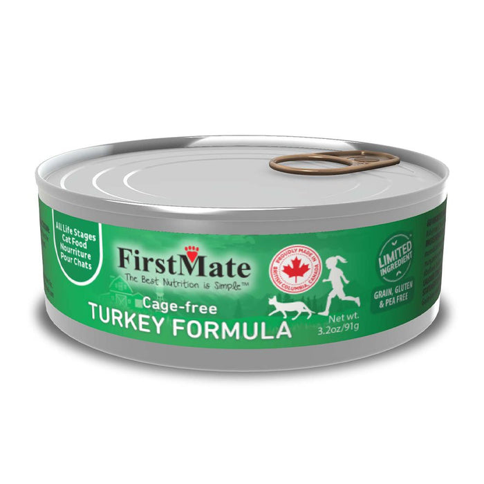 Photo of FirstMate Pet Foods-FirstMate Limited Ingredient Diet Canned Cat Food-Turkey-(3.2 oz) [24 count]-from Pet Wish Pros