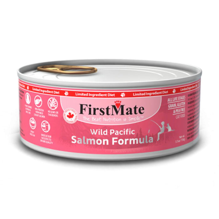 Photo of FirstMate Pet Foods-FirstMate Limited Ingredient Diet Canned Cat Food-Wild Salmon-(5.5 oz) [24 count]-from Pet Wish Pros