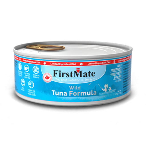 Photo of FirstMate Pet Foods-FirstMate Limited Ingredient Diet Canned Cat Food-Wild Tuna-(5.5 oz) [24 count]-from Pet Wish Pros