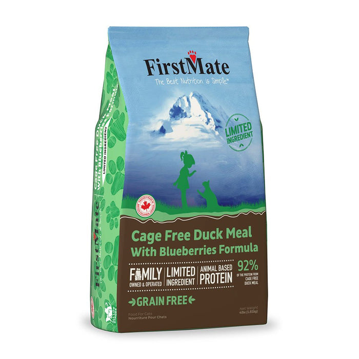 Photo of FirstMate Pet Foods-FirstMate Limited Ingredient Dry Cat Food-Cage Free Duck with Blueberries-4 lb-from Pet Wish Pros