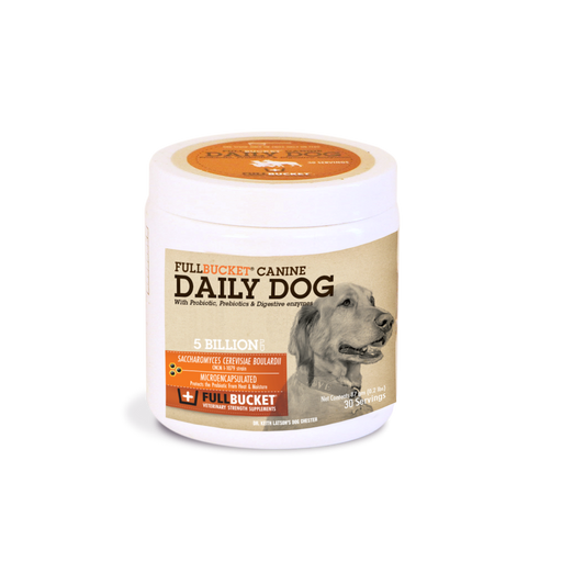 Photo of FullBucket Health-FullBucket Canine Daily Dog Probiotic Powder-87 gram-from Pet Wish Pros