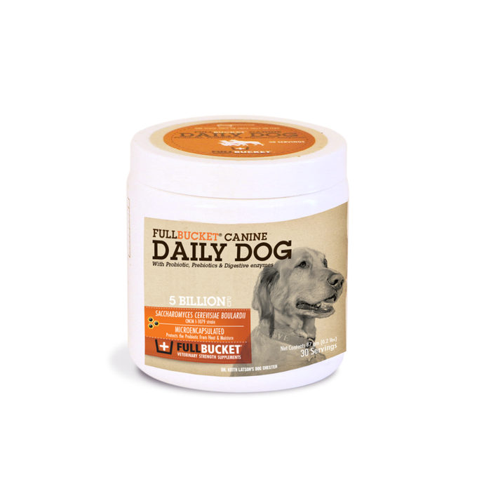 Photo of FullBucket Health-FullBucket Canine Daily Dog Probiotic Powder-87 gram-from Pet Wish Pros