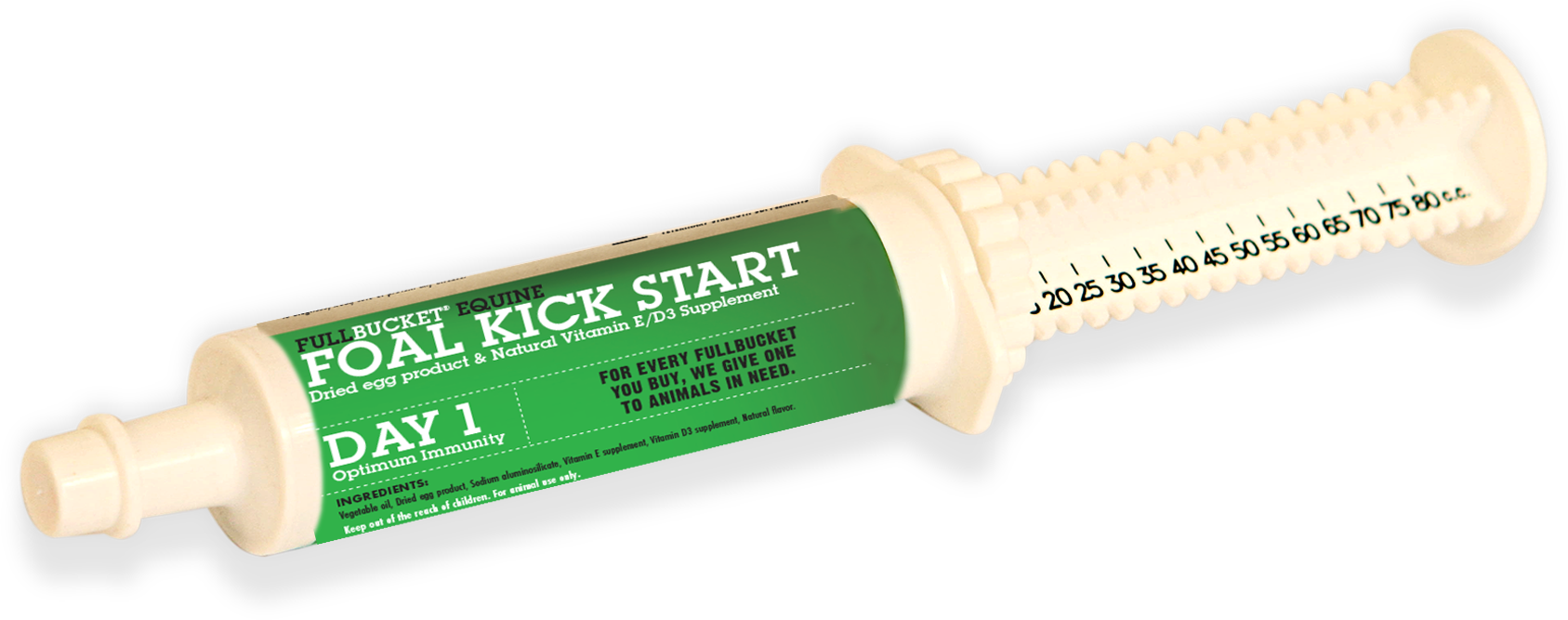 Photo of FullBucket Health-FullBucket Equine Foal Kick Start Paste-80 cc-from Pet Wish Pros