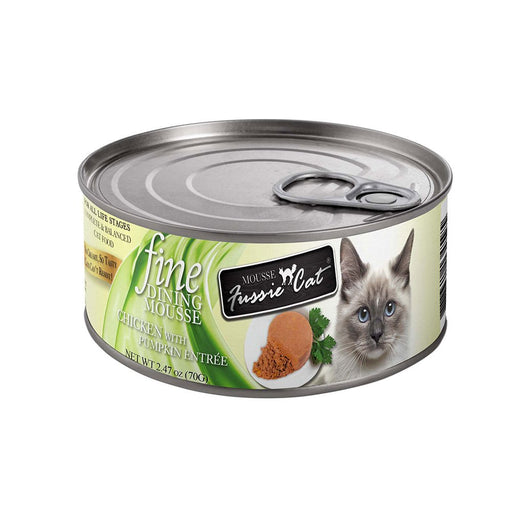 Photo of Fussie Cat-Fussie Cat Fine Dining Mousse Canned Cat Food-Chicken with Pumpkin-(2.47 oz) [24 count]-from Pet Wish Pros