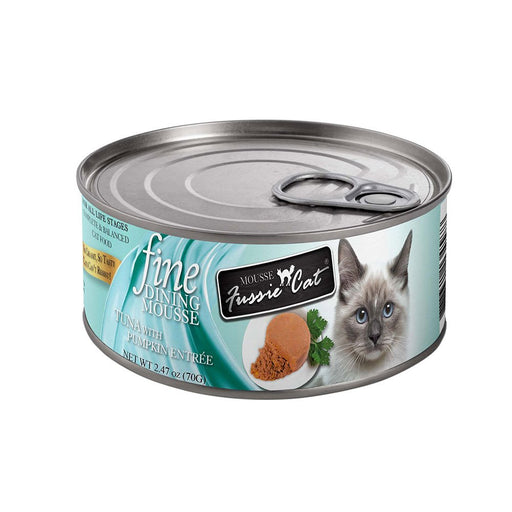 Photo of Fussie Cat-Fussie Cat Fine Dining Mousse Canned Cat Food-Tuna with Pumpkin-(2.47 oz) [24 count]-from Pet Wish Pros