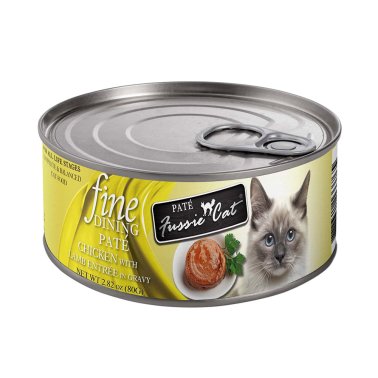 Photo of Fussie Cat-Fussie Cat Fine Dining Pate Entrée Canned Cat Food-Chicken & Lamb-(2.82 oz) [24 count]-from Pet Wish Pros