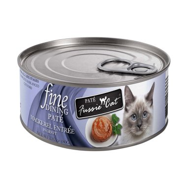 Photo of Fussie Cat-Fussie Cat Fine Dining Pate Entrée Canned Cat Food-Mackerel-(2.82 oz) [24 count]-from Pet Wish Pros