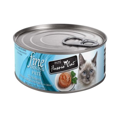 Photo of Fussie Cat-Fussie Cat Fine Dining Pate Entrée Canned Cat Food-Tuna & Vegetables-(2.82 oz) [24 count]-from Pet Wish Pros