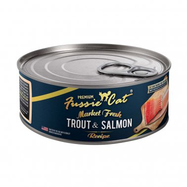 Photo of Fussie Cat-Fussie Cat Premium Formula Canned Cat Food-Fresh Troute with Salmon-(5.5 oz) [24 count]-from Pet Wish Pros