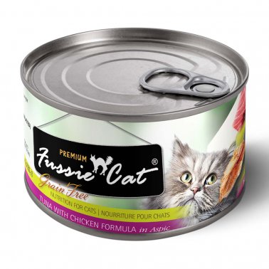 Photo of Fussie Cat-Fussie Cat Premium Formula Canned Cat Food-Tuna with Chicken-(5.5 oz) [24 count]-from Pet Wish Pros