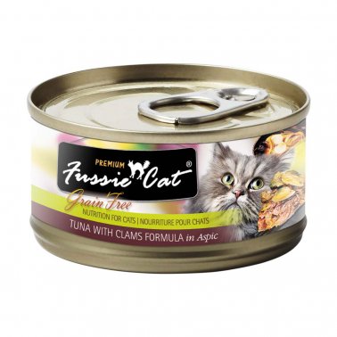 Photo of Fussie Cat-Fussie Cat Premium Formula In Aspic Canned Cat Food-Tuna with Clams-(2.82 oz) [24 count]-from Pet Wish Pros