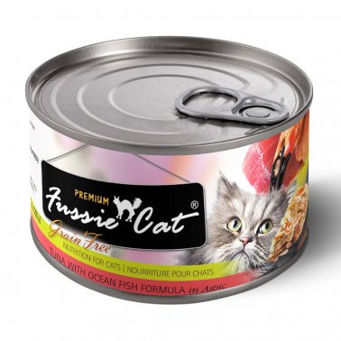 Photo of Fussie Cat-Fussie Cat Premium Formula In Aspic Canned Cat Food-Tuna with Ocean Fish-(5.5 oz) [24 count]-from Pet Wish Pros