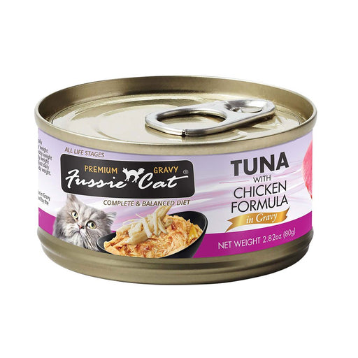 Photo of Fussie Cat-Fussie Cat Premium Formula in Gravy Canned Cat Food-Tuna with Chicken-(2.82) [24 count]-from Pet Wish Pros