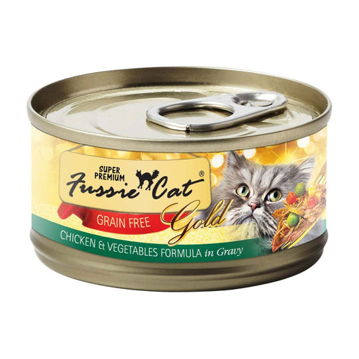 Photo of Fussie Cat-Fussie Cat Super Premium Grain-Free Canned Cat Food-Chicken & Vegetables-(2.82 oz) [24 count]-from Pet Wish Pros