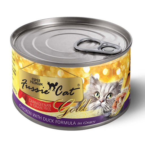 Photo of Fussie Cat-Fussie Cat Super Premium Grain-Free Canned Cat Food-Chicken With Duck-(5.5 oz) [24 count]-from Pet Wish Pros