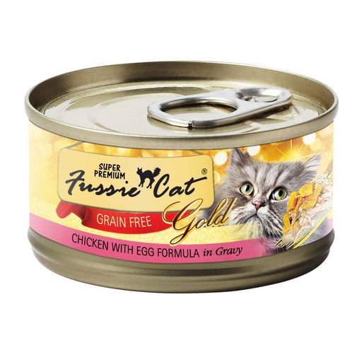 Photo of Fussie Cat-Fussie Cat Super Premium Grain-Free Canned Cat Food-Chicken with Egg-(2.82 oz) [24 count]-from Pet Wish Pros