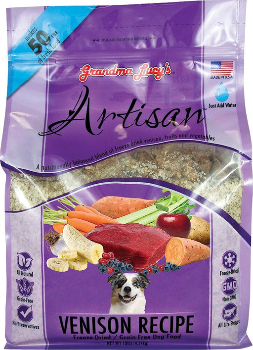Photo of Grandma Lucy's-Grandma Lucy's Artisan Dry Dog Food-Venison-10 lb-from Pet Wish Pros
