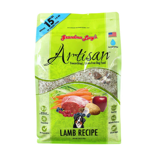 Photo of Grandma Lucy's-Grandma Lucy's Artisan Grain-Free Freeze-Dried Dog Food-Lamb-3 lb-from Pet Wish Pros