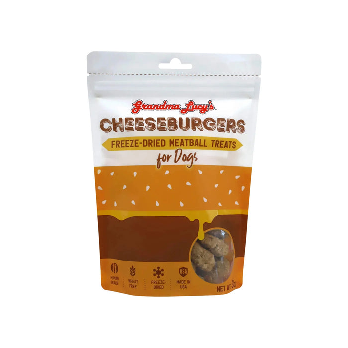 Photo of Grandma Lucy's-Grandma Lucy's Freeze-Dried Meatball Dog Treats-Cheeseburgers-3 oz-from Pet Wish Pros