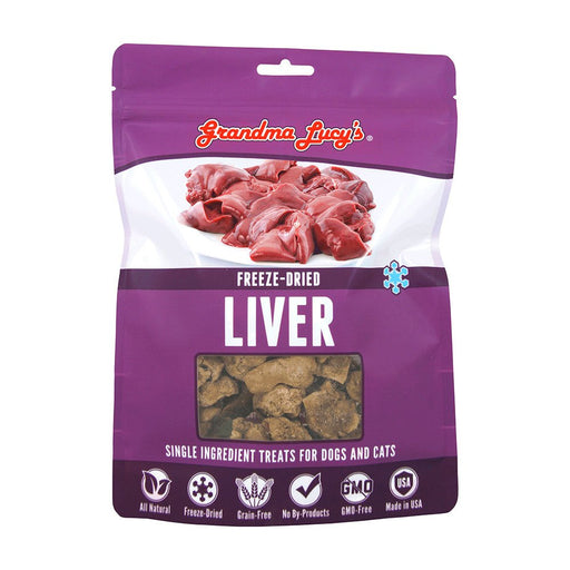Photo of Grandma Lucy's-Grandma Lucy's Freeze-Dried Single Ingredient Dog and Cat Treat-Liver-3 oz-from Pet Wish Pros