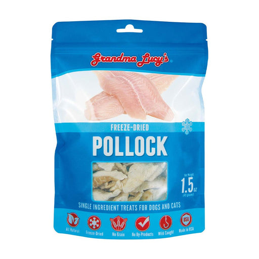 Photo of Grandma Lucy's-Grandma Lucy's Freeze-Dried Single Ingredient Dog and Cat Treat-Pollock-1.5 oz-from Pet Wish Pros