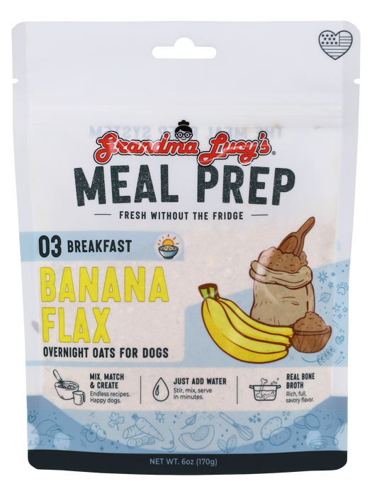Photo of Grandma Lucy's-Grandma Lucy's Meal Prep Breakfast for Dogs-Banana Flax Overnight Oats-from Pet Wish Pros