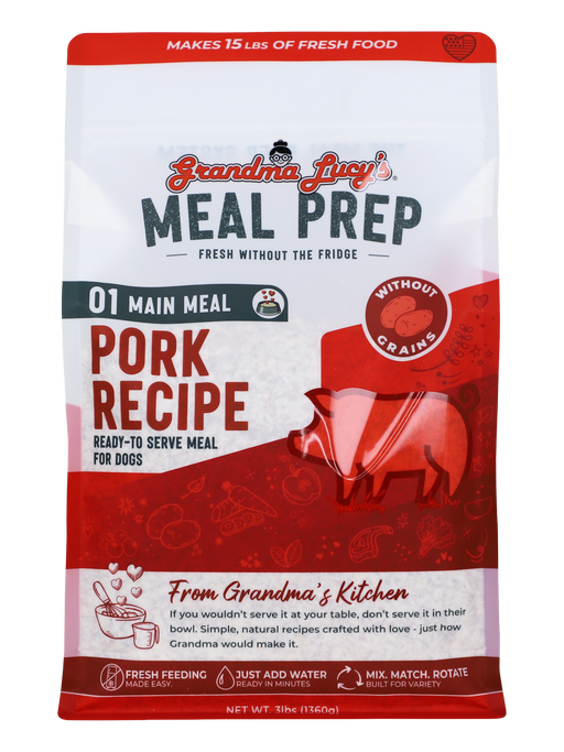 Photo of Grandma Lucy's-Grandma Lucy's Meal Prep Fresh 2.0 Ready-To-Serve Dog Food-Pork-from Pet Wish Pros