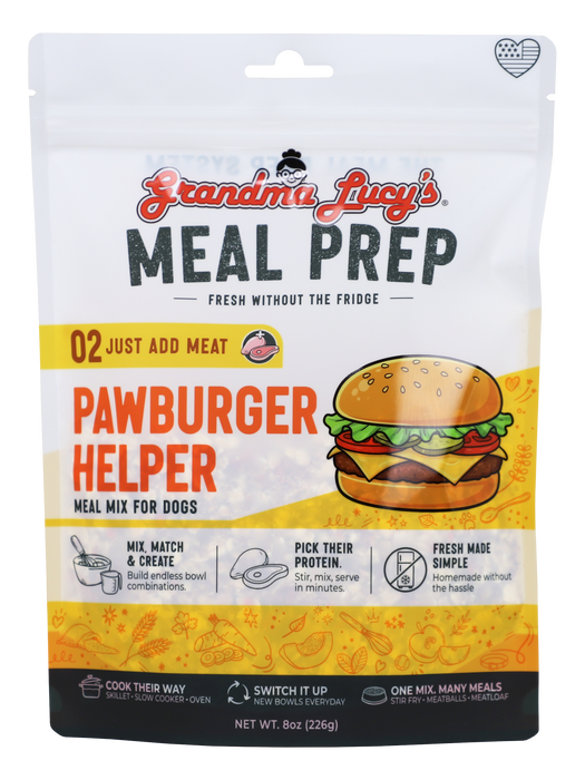 Photo of Grandma Lucy's-Grandma Lucy's Meal Prep Just Add Meat Dog Food Mix-Pawburger Helper-from Pet Wish Pros