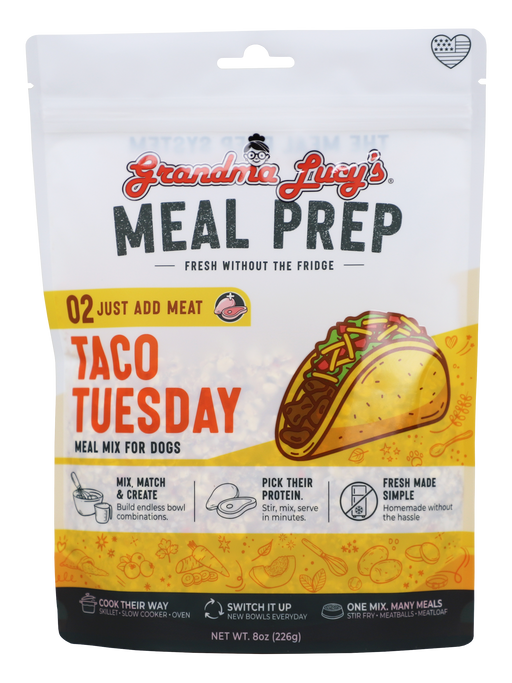 Photo of Grandma Lucy's-Grandma Lucy's Meal Prep Just Add Meat Dog Food Mix-Taco Tuesday-from Pet Wish Pros
