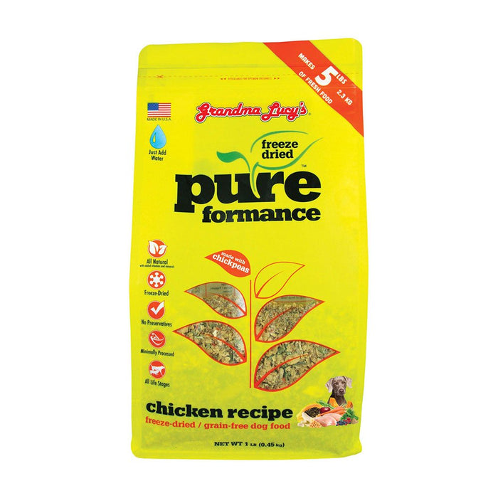 Photo of Grandma Lucy's-Grandma Lucy's PUREformance Freeze-Dried Dog Food-Chicken-1 lb-from Pet Wish Pros