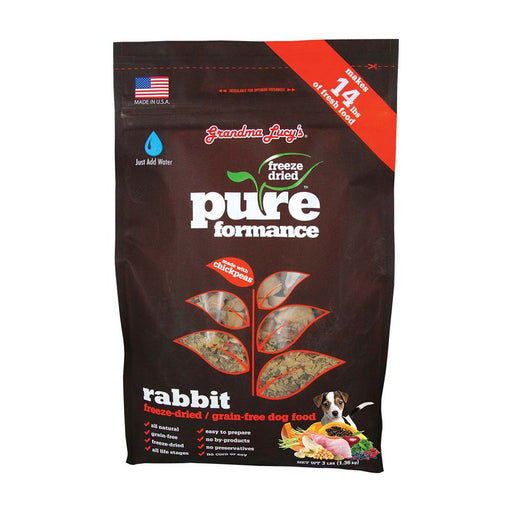 Photo of Grandma Lucy's-Grandma Lucy's PUREformance Freeze-Dried Dog Food-Rabbit-3 lb-from Pet Wish Pros