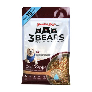 Photo of Grandma Lucy's-Grandma Lucy's and the 3 Bears Dry Dog Food-Beef-3 lb-from Pet Wish Pros