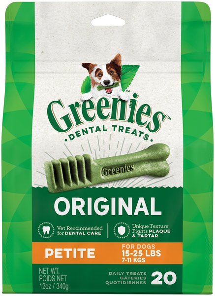 Photo of Greenies-Greenies Daily Dental Chews for Dogs-12 oz-Petite & Original-from Pet Wish Pros