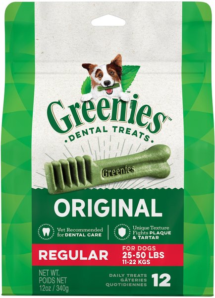 Photo of Greenies-Greenies Daily Dental Chews for Dogs-12 oz-Regular & Original-from Pet Wish Pros