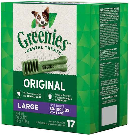 Photo of Greenies-Greenies Daily Dental Chews for Dogs-27 oz-Large & Original-from Pet Wish Pros