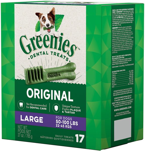 Photo of Greenies-Greenies Daily Dental Chews for Dogs-Large-17 count-from Pet Wish Pros