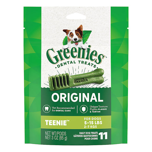 Photo of Greenies-Greenies Daily Dental Chews for Dogs-Teenie-11 count-from Pet Wish Pros